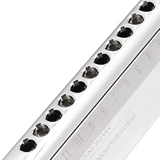 Tyenaza Harmonica chromatique, métal 12 Trous 48 Tons Harmonicas d’orgue à Bouche, Orgue à Bouche adapté aux Adultes… - Les Beatles, Paul McCartney, John Lennon, RIngo Starr, George Harrison Tyenaza Harmonica chromatique, métal 12 Trous 48 Tons Harmonicas d'orgue à Bouche, Orgue à Bouche adapté aux Adultes… – Image 5