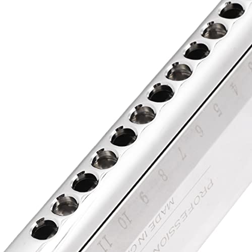 Tyenaza Harmonica chromatique, métal 12 Trous 48 Tons Harmonicas d’orgue à Bouche, Orgue à Bouche adapté aux Adultes… - Les Beatles, Paul McCartney, John Lennon, RIngo Starr, George Harrison Tyenaza Harmonica chromatique, métal 12 Trous 48 Tons Harmonicas d'orgue à Bouche, Orgue à Bouche adapté aux Adultes… – Image 6