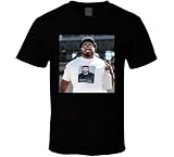 Vita VEA Wearing God Forbid A White Boy Got A Lil Motion Baker Mayfield T Shirt M Black