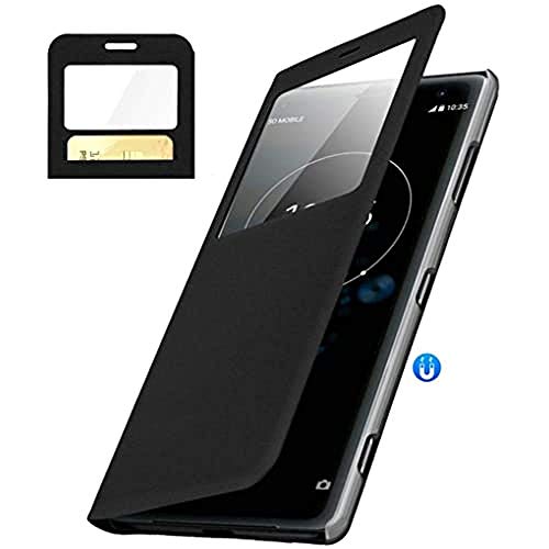 iPOMCASE Coque Protection Fenêtre pour Huawei Nova 5T, transparent
