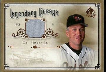 2005 SP Legendary Cuts Cal Ripken Jr. Legendary Lineage Jersey Baltimore Orioles Baseball Card - Mint Condition !