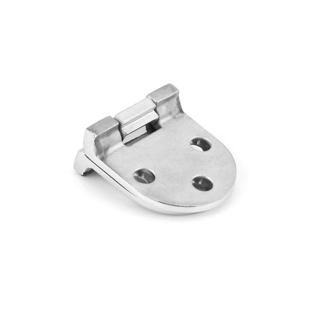 Aramox Flush Marine Hinge Marine Türscharnier, 2 Stück Boot Edelstahl Scharniere Stempelschrank für Marine Kabinentür 66 * 30mm