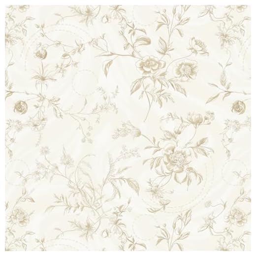 Elegant Floral Peel and Stick Wallpaper