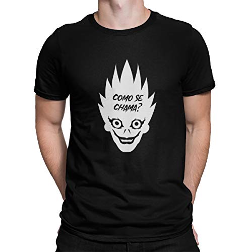 Camiseta Camisa Death Note Masculino Preto Tamanho:M