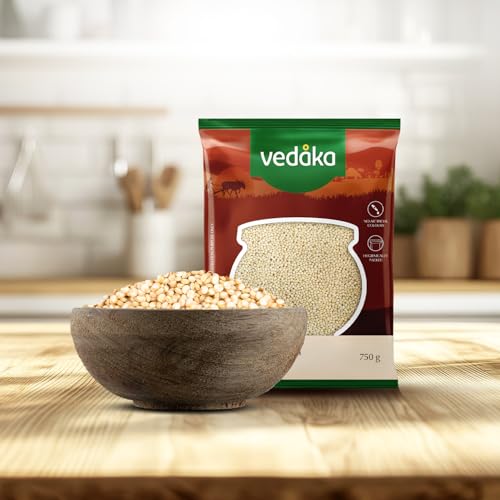 Image of Amazon Brand - Vedaka Unpolished Sorghum Millets | 750 G | Jowar /Great Millet /Bili Jola /Jonnalu /Cholam