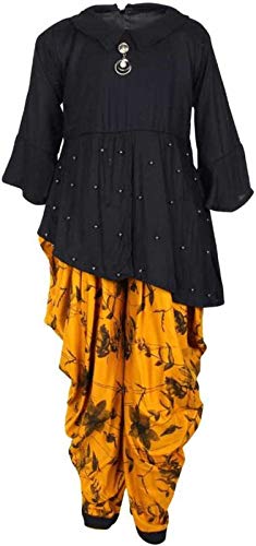 ORIEX Girls Party Top Dhoti Pant