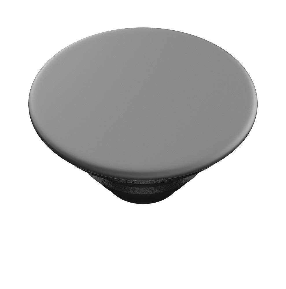 PopSocketsPopTop (Top only, Base sold separately) - Swappable Top for Your Swappable PopGrip - Space Grey Aluminum