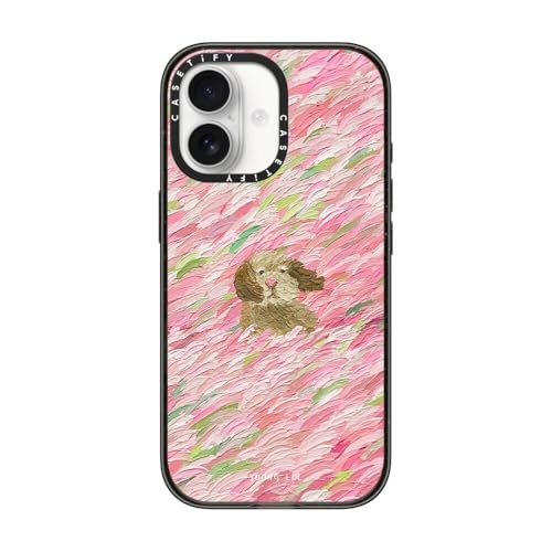 CASETiFY �C���p�N�g iPhone 17 �P�[�X [MagSafe�Ή�/���^ �y��/�ϏՌ�] - Flow no.11 - �N���A �u���b�N
