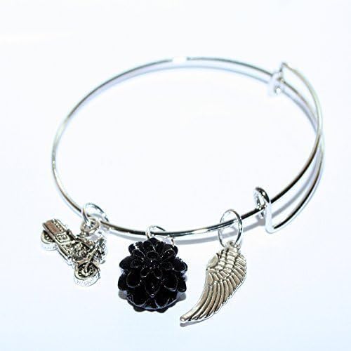 Motorcycle Angel Wing Bracelet Bangle