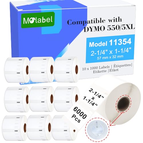 Étiquettes multi-usages pour éviter les erreurs d'impression Dymo 550