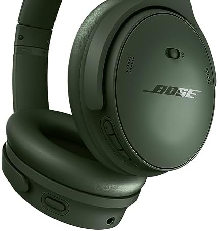 Bose QuietComfort Bluetooth Headphones, Wireless Headphones with Active Over Ear Noise Cancelling and Mic, Deep Bass, Up to 24 Hours of Playtime, Cypress Green - Limited Edition - 4