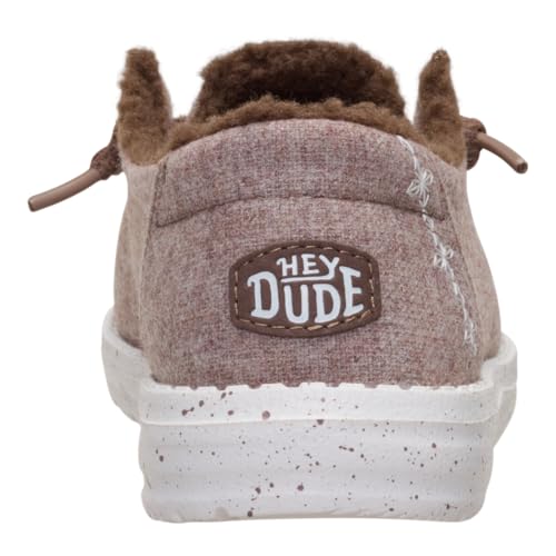Image of HEYDUDE Wendy Wool Cozy Walnut Women Size 8
