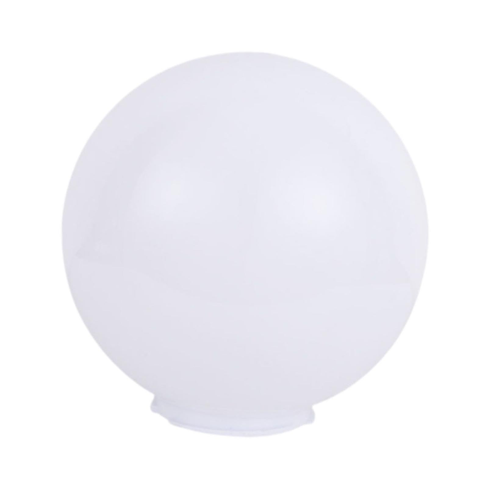 Alcxazs White Easy Installation Round Lamp Cover With Modern Aesthetic Gardens And Commercial Areas Offering Reliable Nighttime Illumination Lighting Fixture Parts, 25Cm 120Mm Mouth