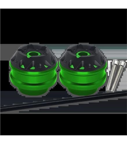 Rahmen-Schieberegler Motorrad Vorderachse Gabel Rad Crash Sliders Pad Fallen Protector Für Für Ninja 1000 Für 1000SX(GRÜN)