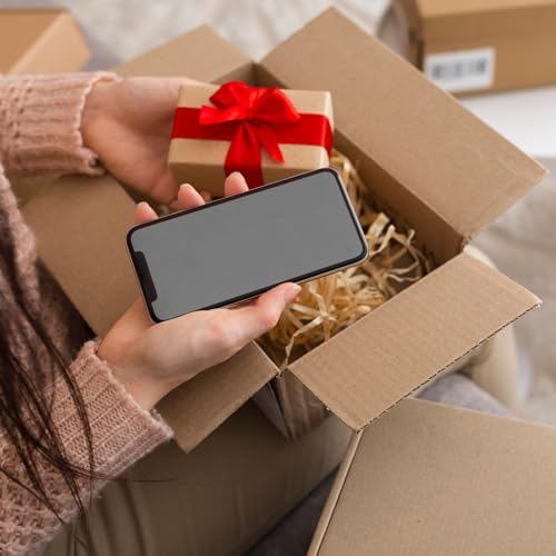 FRUHLING 200g Füllmaterial Geschenk Geschreddertes Papier Raffia Füllmaterial Geschenkfüllung Papierschnitzel für Deko Pakete Geschenkboxen und Geschenkkörbe (Champagner)