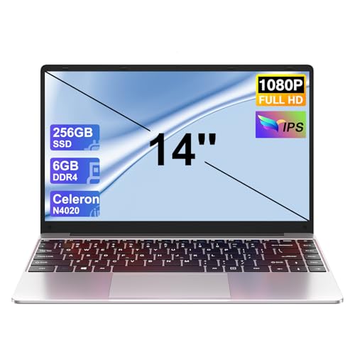 NOTODD Ordinateur Portable Celeron N4020 14 Pouces