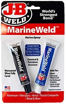 J-B Weld 8272UK JB8272 Marine Weld Waterproof 2 Part Epoxy Adhesives