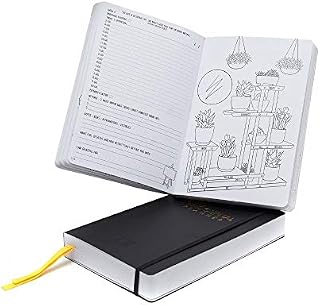 MYnd Map MY Journal Planner - The Ultimate Mindfulness, Gratitude, Goals Setting Journal, 13 Week Undated Monthly, Week & Daily Planner, Mindful and Creative Hand Illustrations to Colour in