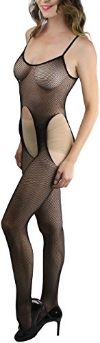 Image of ToBeInStyle Women's Bodystocking Bustier Garter Lingerie Suspender Thigh High Stockings