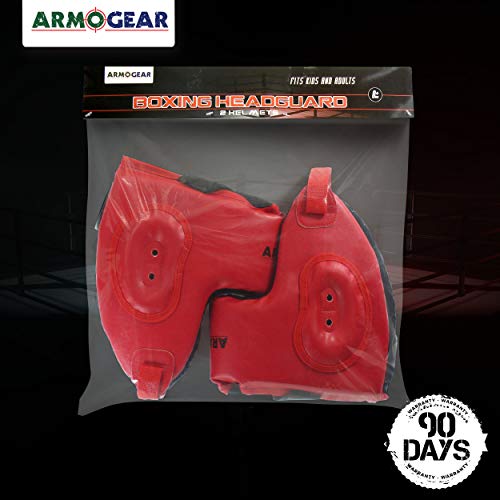 Armogear Boxing Helmet Kids | Adjustable Cushioned Boxing Helmet | Boxing Headgear For Kids & Teens | Kids Boxing Set & Kids Sparring Gear | Made For Use With Boxing Battle | 2 Pack Ages 8+ #TOP4