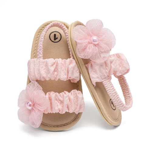 Bellocasa ���� ���̎q �T���_�� �� �I�[�v���g�D �E�F�f�B���O �v�����Z�X �h���X �V���[�Y �\�t�g�\�[�� �x�r�[�V���[�Y �V���� ���̎q�p, A 208 �s���N, 6-12 Months Infant