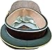 WW2 German Army General Visor Cap, Green and Brown, 7 1/4 inches