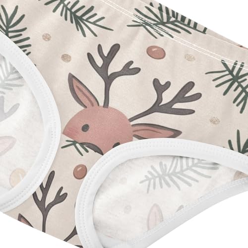 Girls' Training Panties Organic Underwear for Girls Seamless Reindeer4