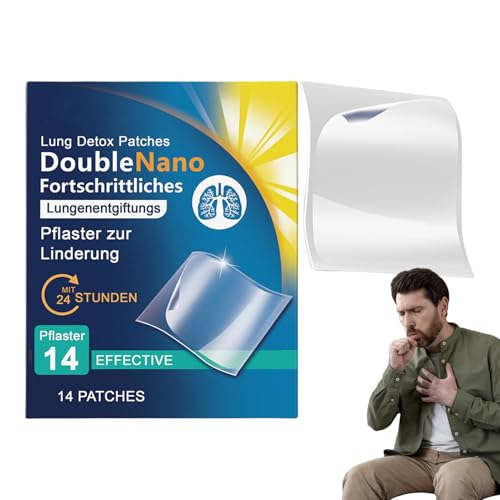 Lung Cleansing Patch | Lung Health Detoxs Patch | Gentle Double N-ano Lungs Detoxs Patches with Herbals Extracts | Natural Lungs Detoxification Purifying Breath Care Plaster for Women & Men