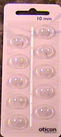Oticon 10 mm Domes for Epoq, Dual, Delta, Vigo and Hit hearing aids