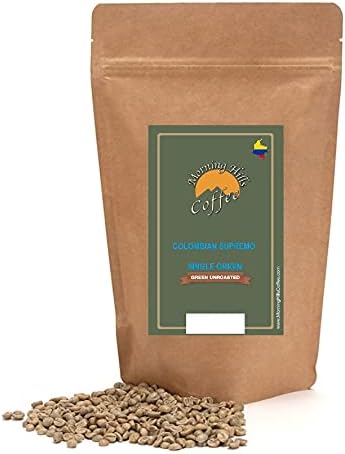 Colombian Green Unroasted Coffee Beans (1 Pound)