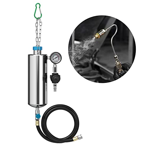 Qpking C-100 Automotive Fuel Cleaning Tools Cfs Series Fuel System On-Vehicle Cleaning Assistant Fuel Injector Cleaner 600Ml 140Psi #TOP4