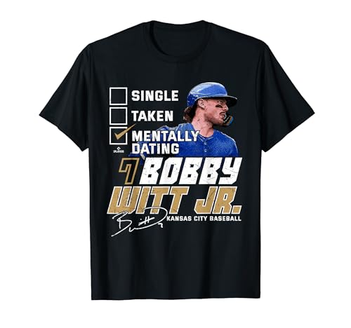 Mentally Dating Bobby Witt Jr. Kansas City Baseball MLBPA T�V���c
