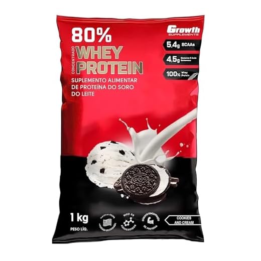 Whey Protein (80% Proteína Concentrado) - (1KG, Cookies And Cream)