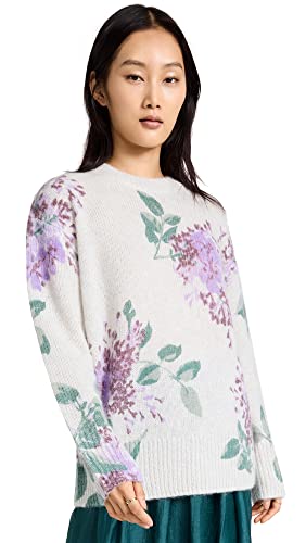 Vince Women's Printed Floral Sweater