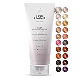 FOUR REASONS Color Mask, Silver (27 Colors) – Hair Gloss & Color Depositing Conditioner – Semi Permanent Hair Toner for Color-Treated Hair Color For Women – Vegan & Cruelty-Free – 6.76 fl oz