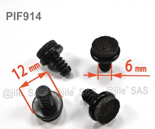 Almohadillas de fieltro Ajile con piñón de 14 mm, el protector ideal para patas de mesas x32 4