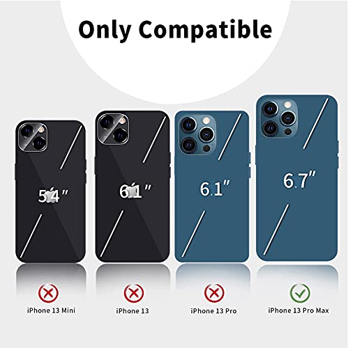 Pacote com 2 películas protetoras de tela para iPhone 13 Pro Max de 6,7 polegadas + pacote com 2 pel