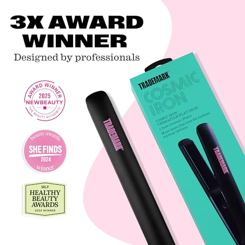Plancha de Pelo Cosmic Ceramic 1 pulg Negra miniatura 6
