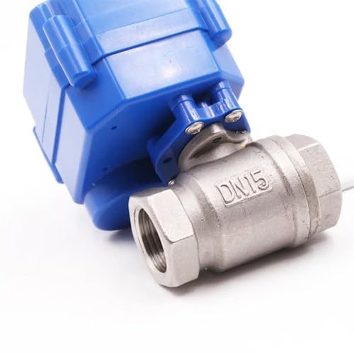 Vanne à bille motorisée DN25 en acier inoxydable 2 voies AC220V CR04 - 5