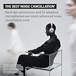 Sony WH-1000XM6 The Best Noise Canceling Wireless Headphones, HD NC Processor QN3, 12 Microphones, Adaptive NC Optimizer, Mastered by Engineers, Studio-Quality, 30-Hour Battery, Black - Image 3