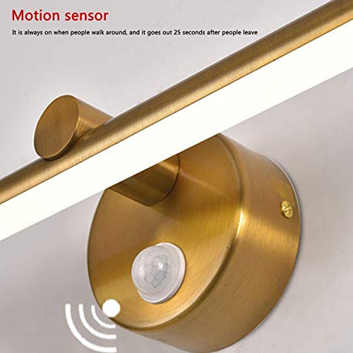 Aplique de espejo para baño con sensor para encender la luz sin tocar nada 6