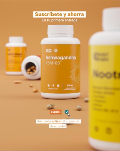 Miniatura 7 de Ashwagandha Ksm-66 5 Whitanólidos - Formato Xxl, 4 Meses - 15:1 Extracto Puro Ultraconcentrado - Menos Estrés, Ansiedad, Más Energía, Sueño Reparador Y Regulador De Cortisol