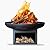 UNITED FIRE - Fire Pit Bighorn 39" Outdoor Fire Bowl, Steel Firepit for Patio, Backyard & Garden (39" Bighorn)