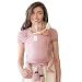 LÍLLÉbaby Tie The Knot Baby Wrap, Blushing Pink - Baby Carrier Wrap, Comfortable and Ergonomic, Multi-Position Carrying for Infants Babies Toddlers