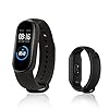 Xiaomi Mi Band 5 Smart-armband, activiteitentracker, fitnesstracker, 2,7 cm (1,1 inch), dynamisch kleurendisplay, zwart…