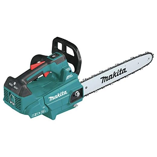 Makita XCU09Z Lithium-Ion Brushless Cordless 18V X2 (36V) LXT 16" Top Handle Chain Saw, Tool Only, Teal