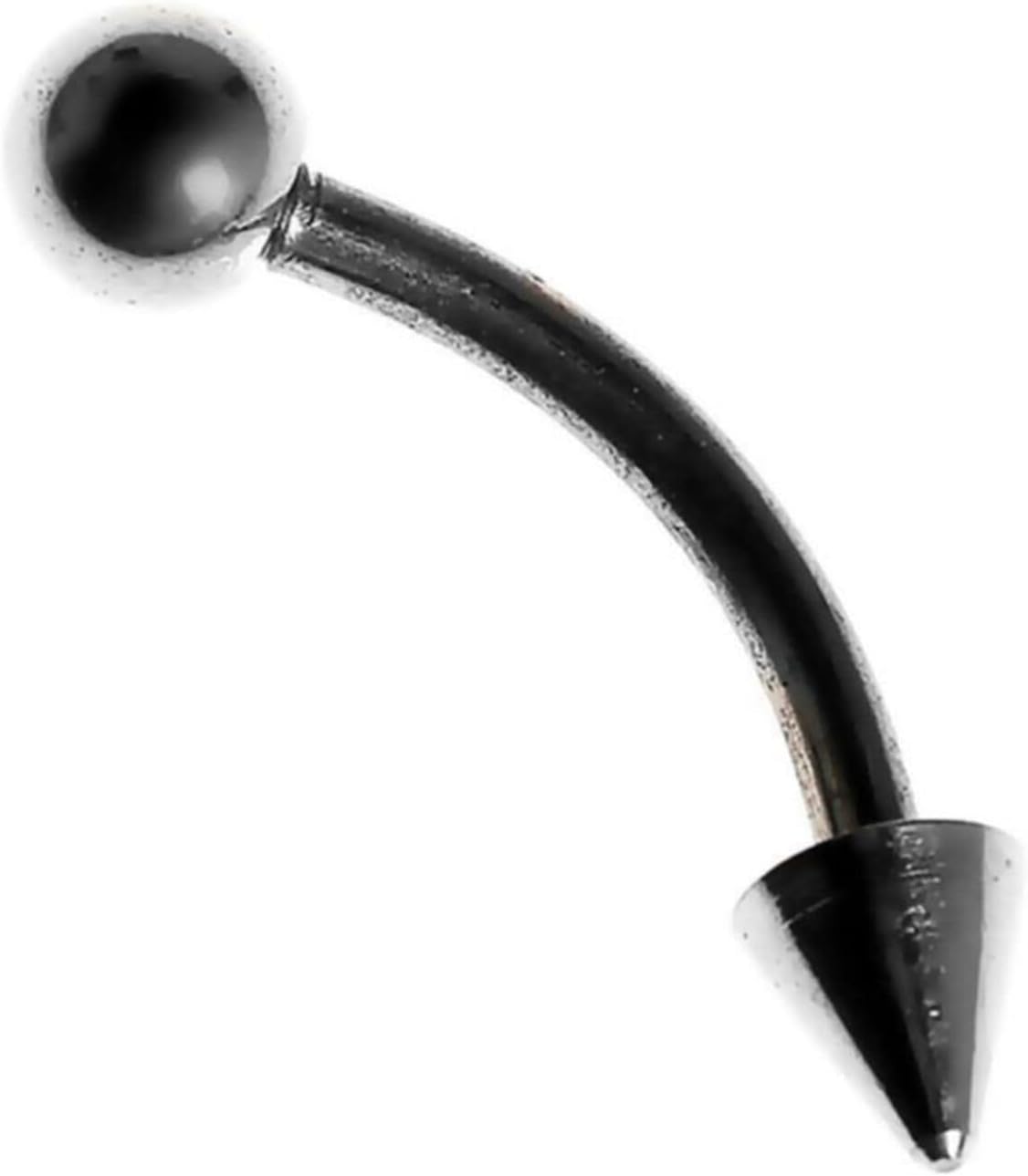 Rouge Moulin Curved Barbel Spike Çelik Piercing