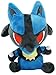 17 cm Lucario Anime Peluche ripiene Realistico Cartone animato Bambole di pezza Animali Regali di compleanno Camera da letto Ufficio Deco