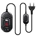 AQQA Aquarium Heizung,15/50W Aquarien Regelheizer mit LED-Anzeige und externem Temperaturregler,Aquarium Heizstab für 20-350L Aquarien