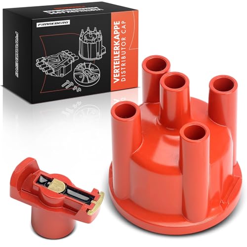 Frankberg Ignition Distributor Cap Petrol Compatible with 3 Series E30 Transporter IV Bus 70B 70C 70J 70K 7DB 7DC 7DJ 7DK 3 Series E21 1.6L 80 811 813 814 819 853 Replace# 027905207